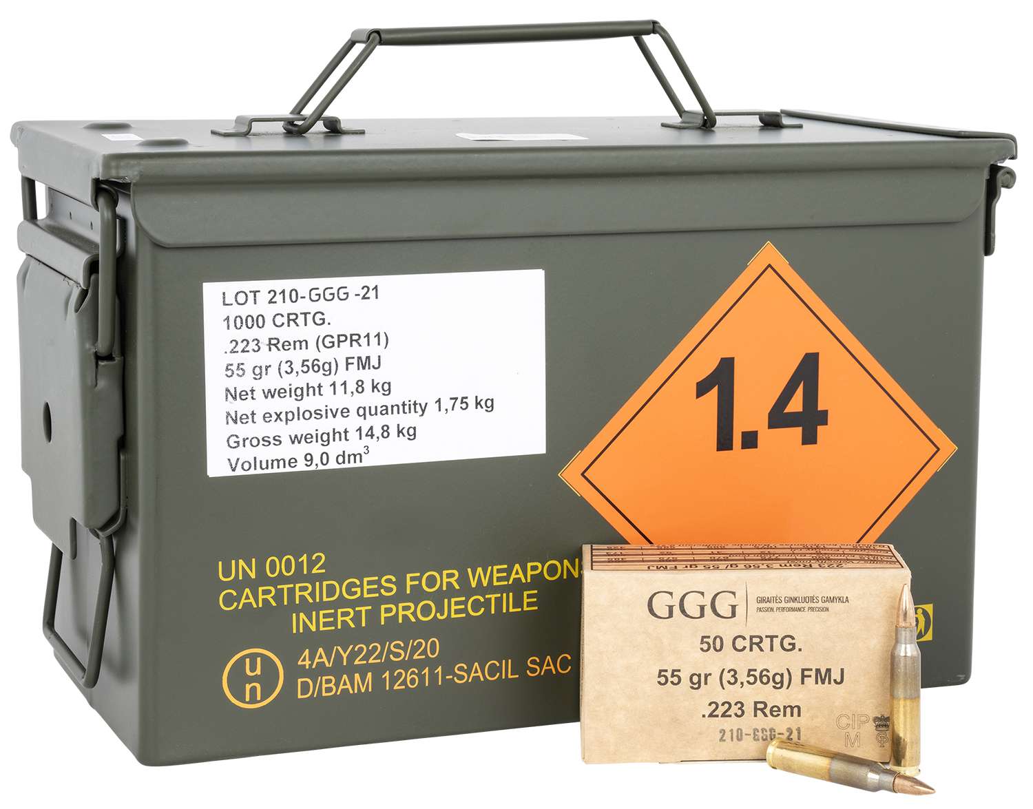 Những Điều Cần Biết Về UN 0012 Cartridges for Weapons, Inert